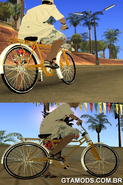 Bicicleta Caloi Barra Forte Antiga Custom